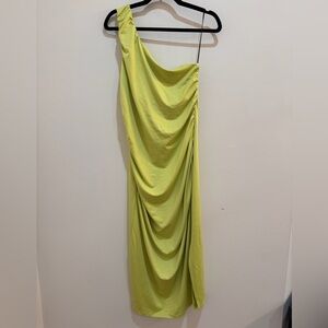 Slinky One Shoulder Maxi Dress